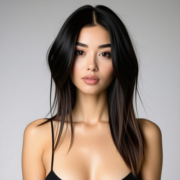 Balayage style in Black