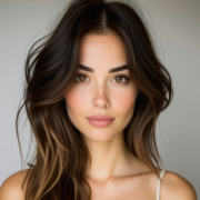 Balayage style in Brown