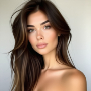 Balayage style in Brown