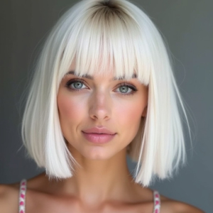 Blunt Bangs Haircut