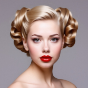 Victory Rolls style in Blonde