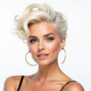 Victory Rolls style in Platinum