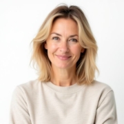 Italian Bob style for Middle-aged Women in Blonde