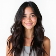 Balayage Black hairstyle for Young Girls