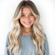 Balayage Platinum hairstyle for Young Girls