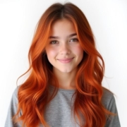 Balayage Red hairstyle for Young Girls
